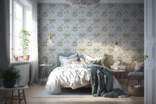 Hannah Light Blue - 1012302-01 wallpaper Wallpassion
