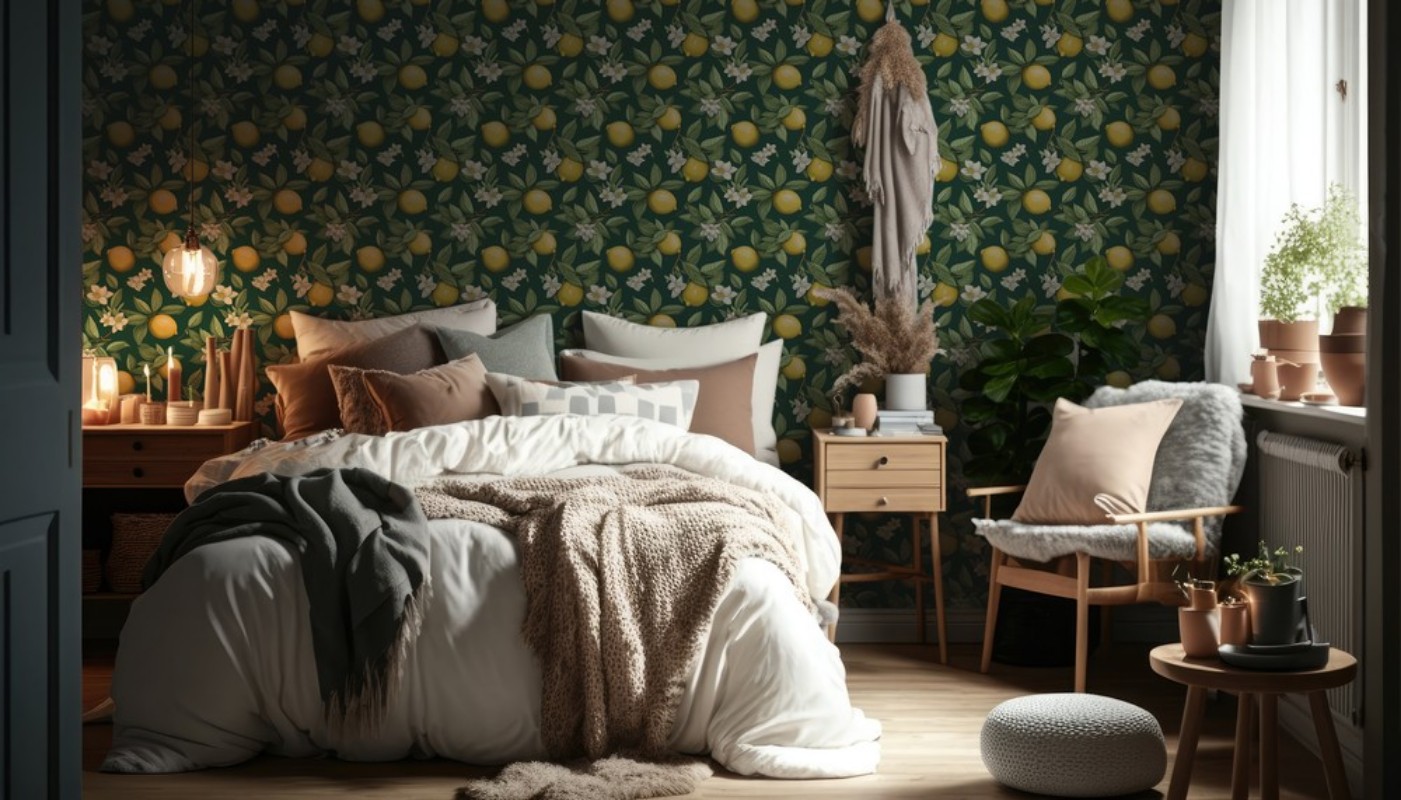 Clara Dark Green - 1016202-02 wallpaper Wallpassion