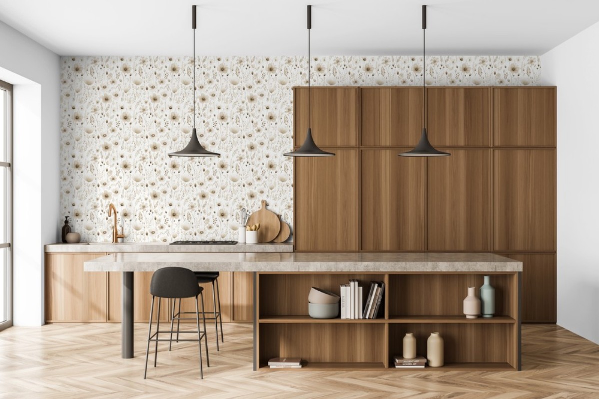 Fanny Hazelnut Brown - 1018402-01 wallpaper Wallpassion