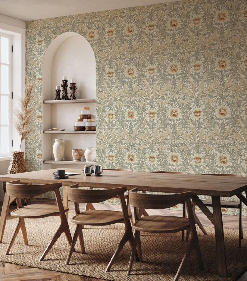 Evelyn Cream White - 1002801-02 wallpaper Wallpassion