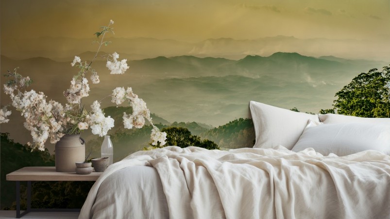 Regenwald in Malaysia photowallpaper Scandiwall