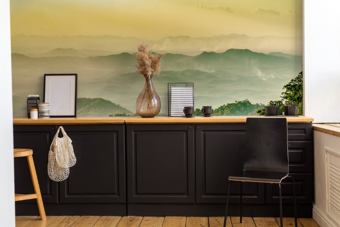 Regenwald in Malaysia photowallpaper Scandiwall