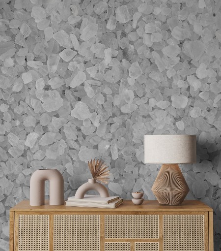 Sea salt crystals photowallpaper Scandiwall