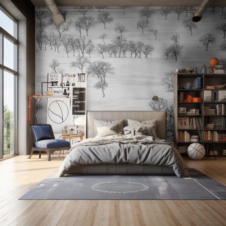 On the way photowallpaper Scandiwall