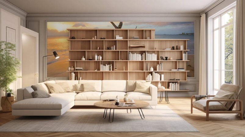 Driftwood beach photowallpaper Scandiwall