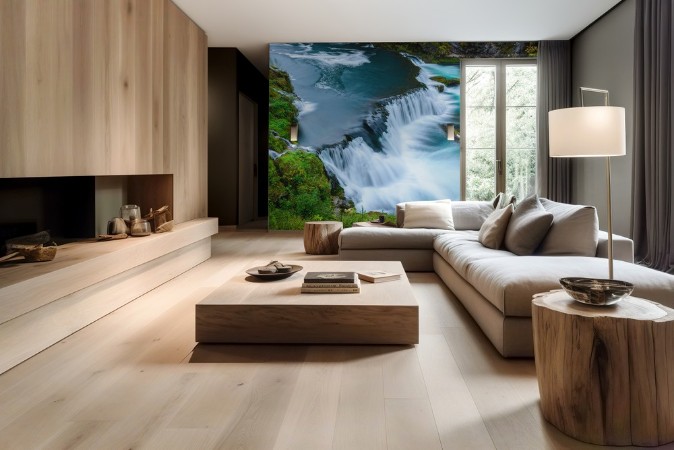 Waterfall of Strbacki Buk on Una river in Bosnia and Herzegovina photowallpaper Scandiwall