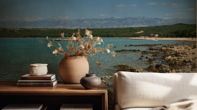 Croatia - Babe Beach - Novalja photowallpaper Scandiwall