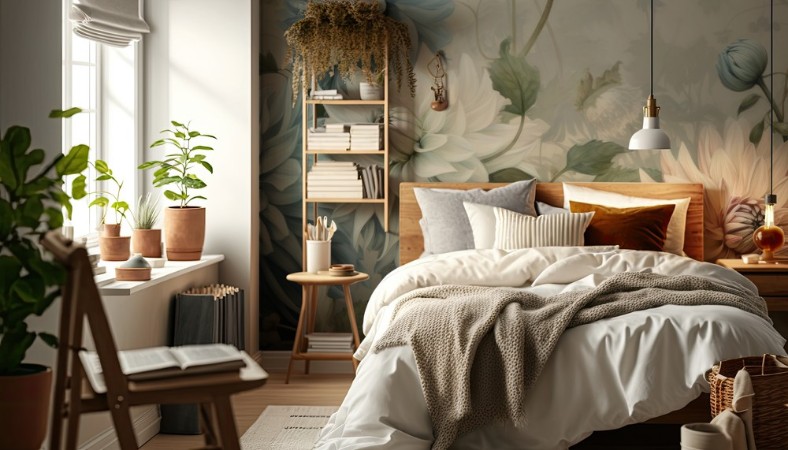 Vintage Dahlia photowallpaper Wallpassion