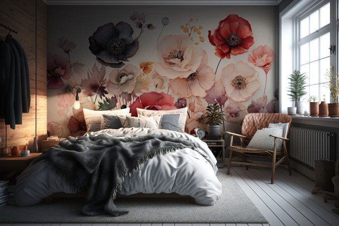 Summer Flowers photowallpaper Wallpassion