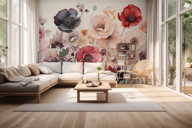 Summer Flowers photowallpaper Wallpassion