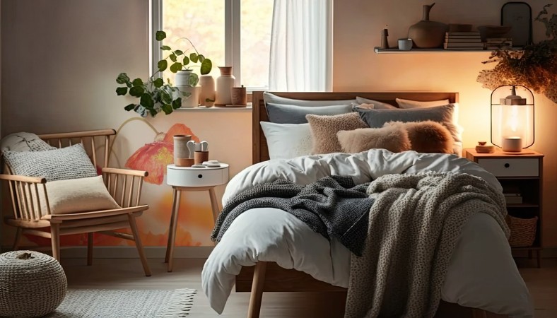 Poppy Flowers Blossom photowallpaper Scandiwall