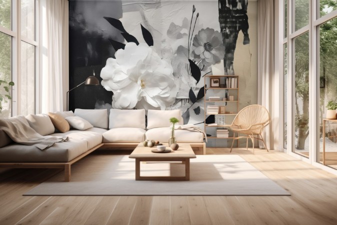 Flower Art photowallpaper Wallpassion