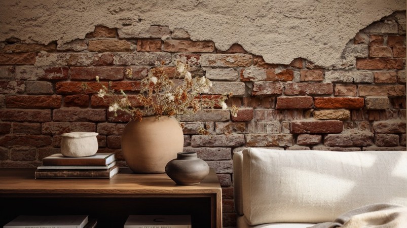 Brick wall photowallpaper Scandiwall