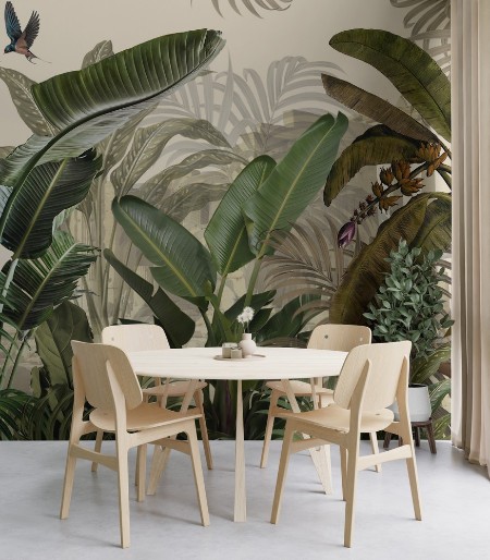 Tropical Birds photowallpaper Wallpassion