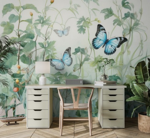 Butterfly Paradise photowallpaper Wallpassion