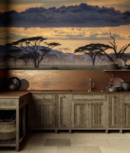 Good evening tanzania photowallpaper Scandiwall