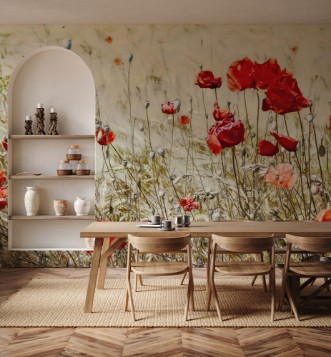 Fighting the Heat photowallpaper Scandiwall