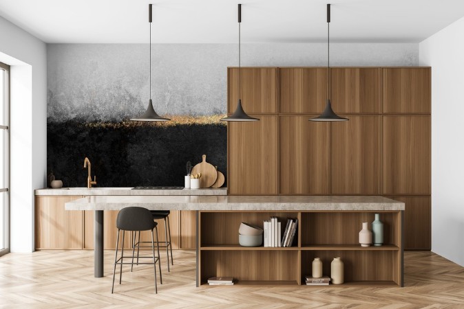 Soot And Gold photowallpaper Scandiwall