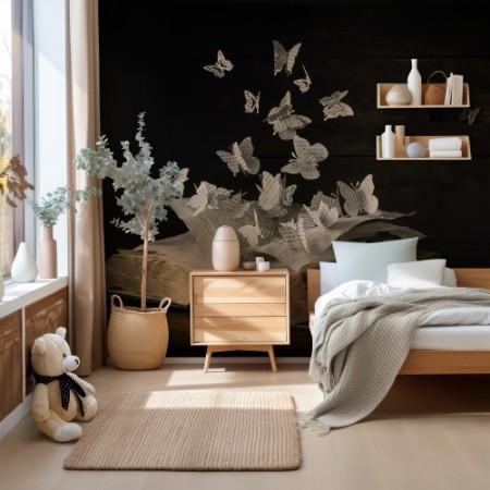 Lepidopterology photowallpaper Scandiwall