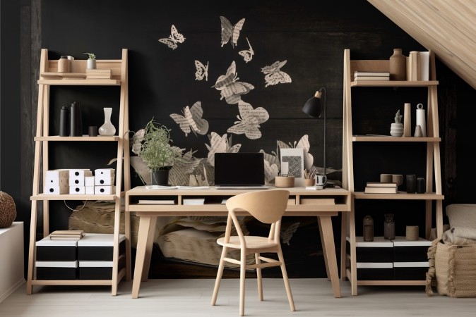 Lepidopterology photowallpaper Scandiwall