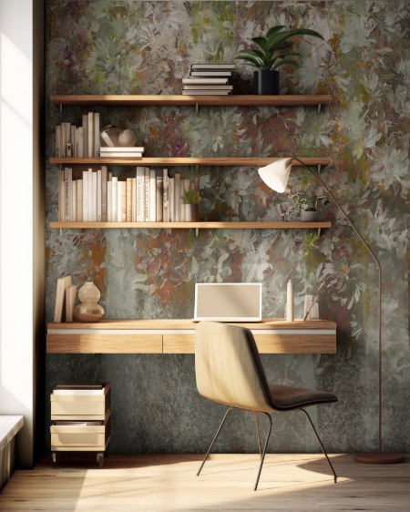 Magnolia photowallpaper Scandiwall