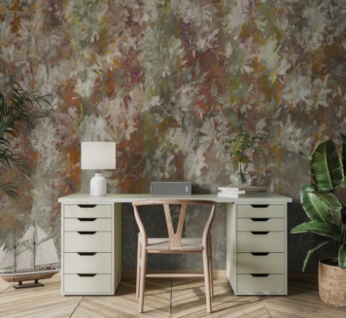 Magnolia photowallpaper Scandiwall