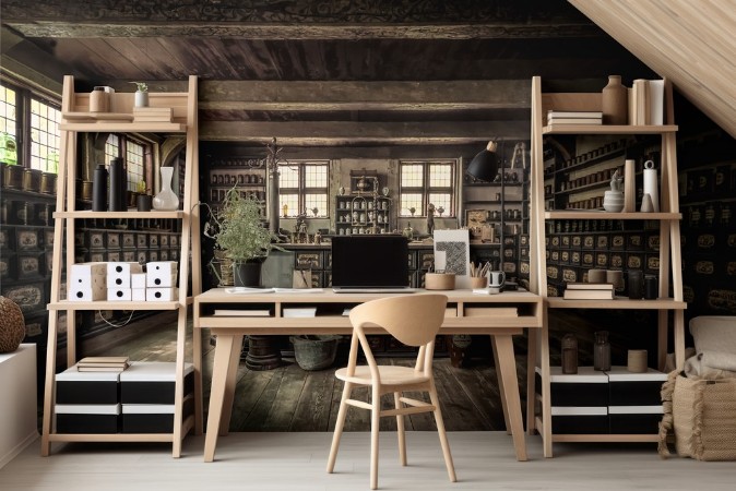 The Pharmacy photowallpaper Scandiwall