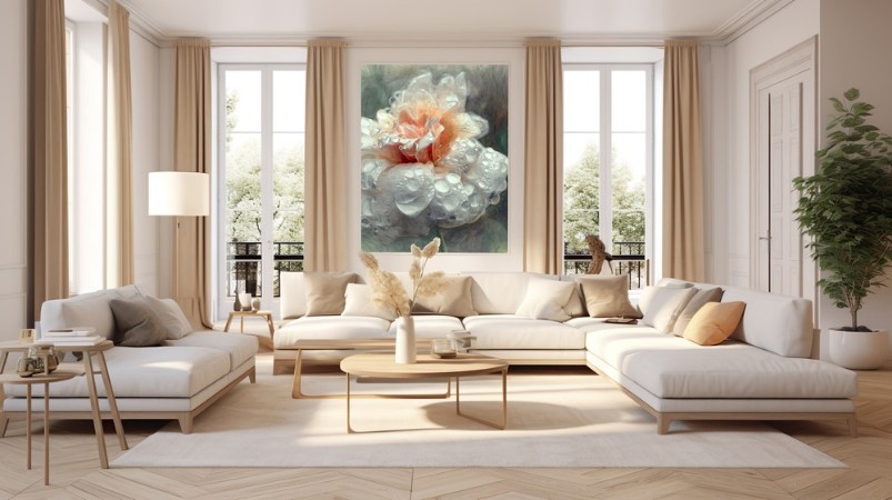 After the shower... photowallpaper Scandiwall