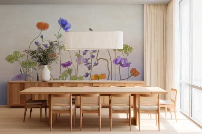 Poppy & Anemone photowallpaper Scandiwall