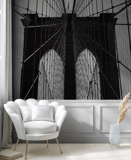 Brooklyn Bridge photowallpaper Scandiwall