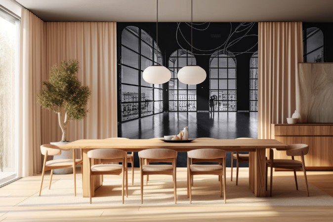 Balcony on Milan photowallpaper Scandiwall