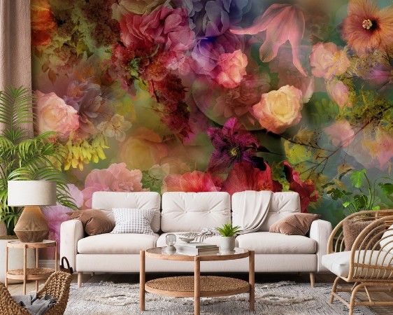 Memory of a faraway garden photowallpaper Scandiwall