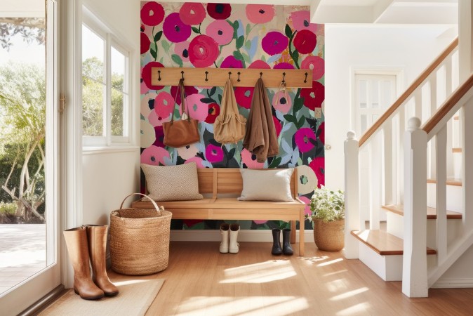 Botanical Canvas photowallpaper Scandiwall