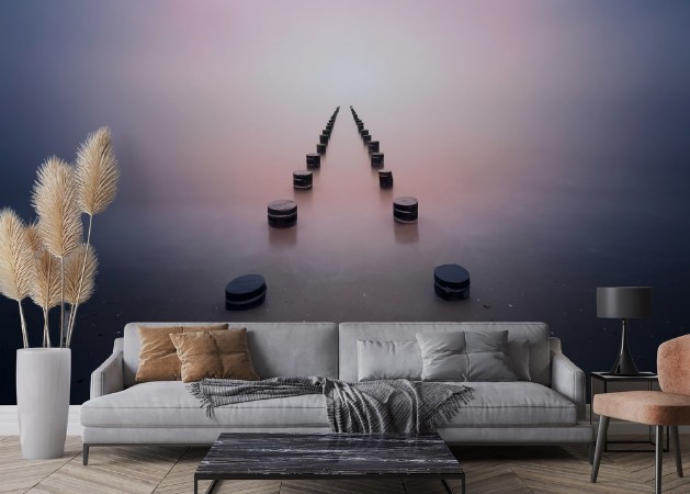 Alone in the silence photowallpaper Scandiwall