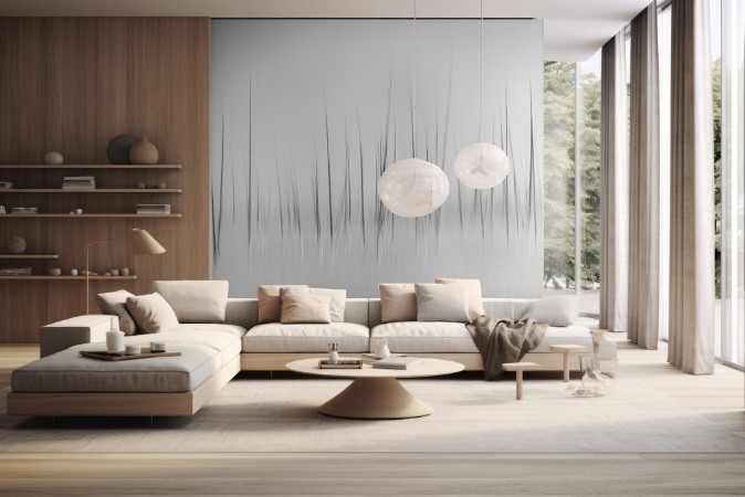 Wintry scenery in Yellowstone photowallpaper Scandiwall