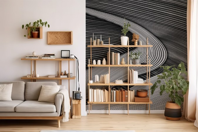 The wood project III photowallpaper Scandiwall