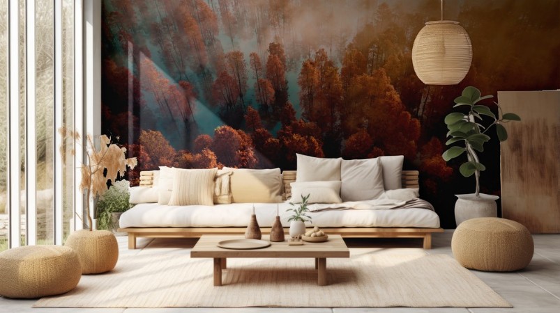 Autumn photowallpaper Scandiwall