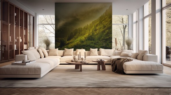 Lothlorien Forest photowallpaper Scandiwall