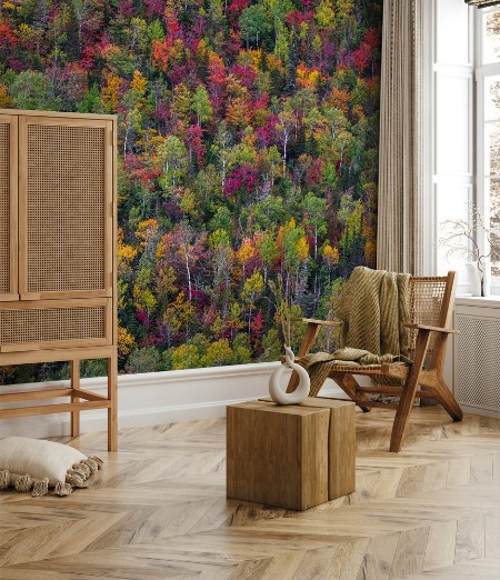 Color palette photowallpaper Scandiwall