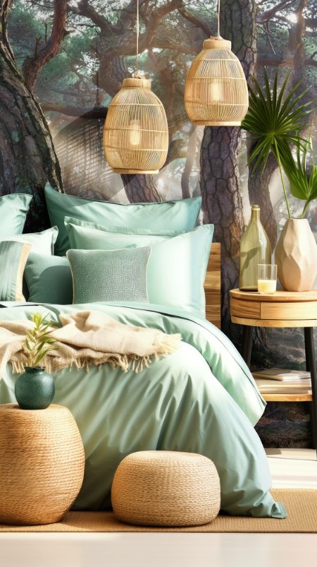 Sacred Pine Trees photowallpaper Scandiwall