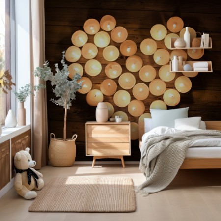 The Heart On Fire photowallpaper Scandiwall