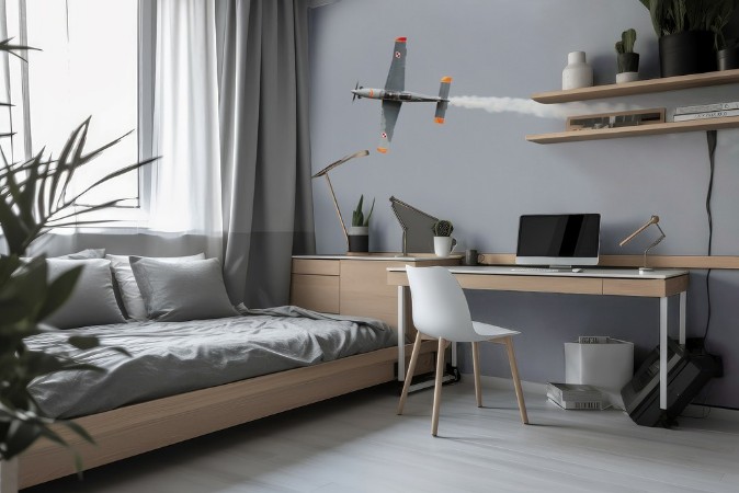 Acrobatic team jet photowallpaper Scandiwall