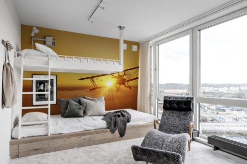 Airplane Flying Adventure photowallpaper Scandiwall