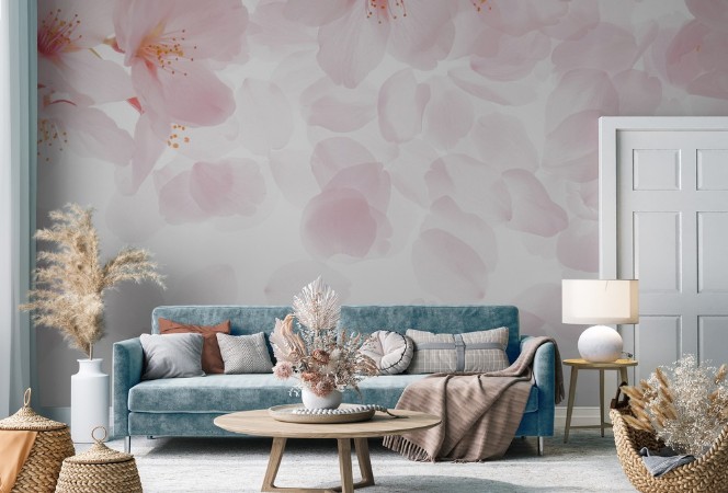 Petals photowallpaper Scandiwall