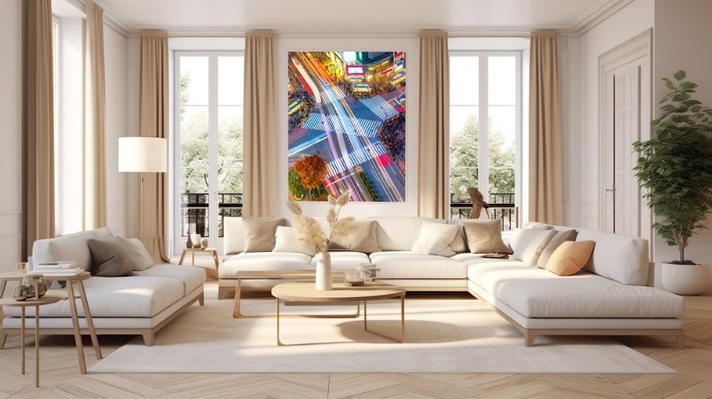 Shibuya Crossing photowallpaper Scandiwall