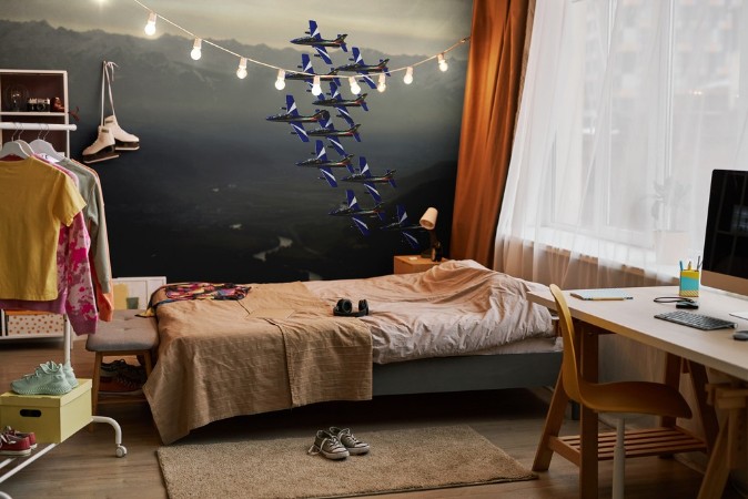 Aerobatic team photowallpaper Scandiwall