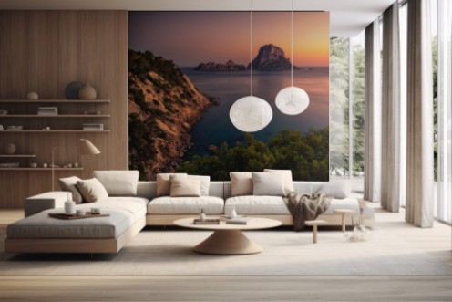 Ibiza photowallpaper Scandiwall