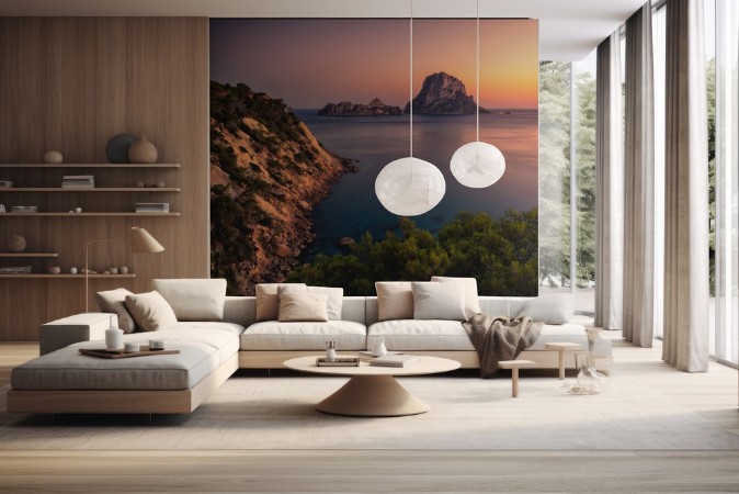 Ibiza photowallpaper Scandiwall