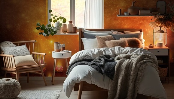 Lotus Magic photowallpaper Scandiwall