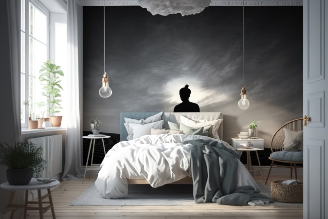 Yoga Time photowallpaper Scandiwall